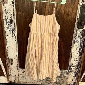 Linen stripped dress By Together